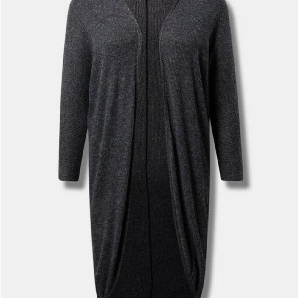 Torrid Super Soft Plush Rib Cocoon Lounge Cardigan